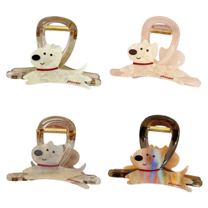 Lovely Plastic Dog Hair Accessory Cartoon Hair Clip Claw For Girls Enhancing Cute Looks With Comfort And Style