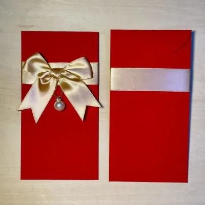 [IN SG STOCK]2026 Horse Year CNY AngPao HongBao Wedding Birthday Red Packet Money Envelope Custom Print Logo Hot Stamping Xi Fu Red Envelope