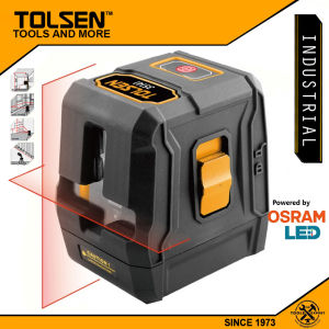 Tolsen Red Self Leveling Cross Line Laser Level IP54 (20Meters) CE Approved 35141
