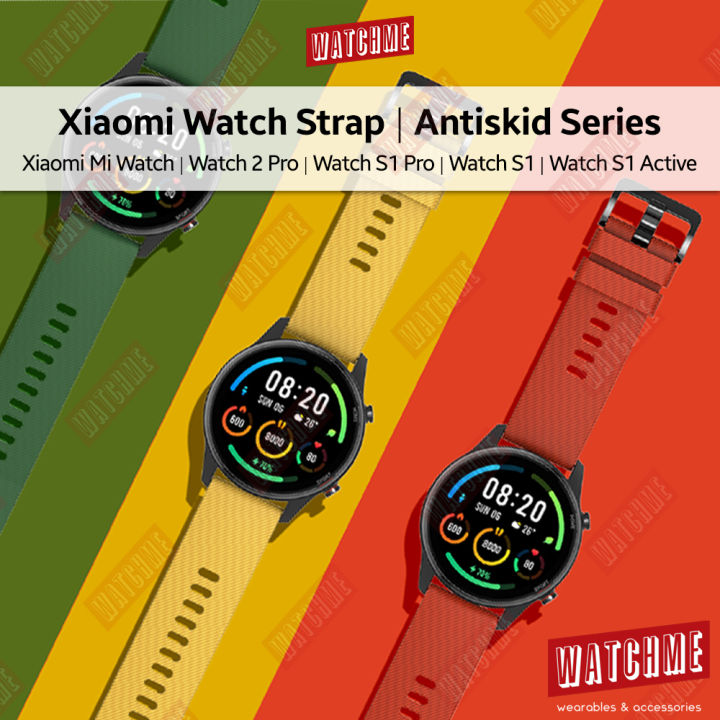 Xiaomi Watch Strap, Antiskid Series 22mm (For Mi Watch, Watch 2 Pro, S1 Active, S1 Pro) (xiaomi