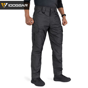 IDOGEAR Tactical Pants With Large Pockets Ranger Green Cargo 3213