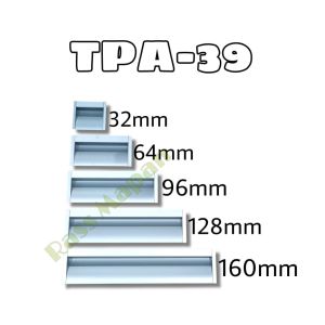 2PCS Handle Tarikan Tanam Aluminium TPA 39 Elco Huben