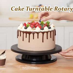 Manual Cake Turntable Flexible All Around Rotation Baking Cake Turntable Non-Slip 360° Rotary Table