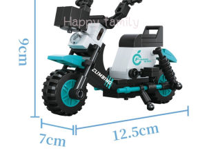🇸🇬【SG】🇸🇬Mini Lego Building Block Motorcycle Model Toy Children Educational Assembly Bicycle Boy Puzzle Bicycle Gift