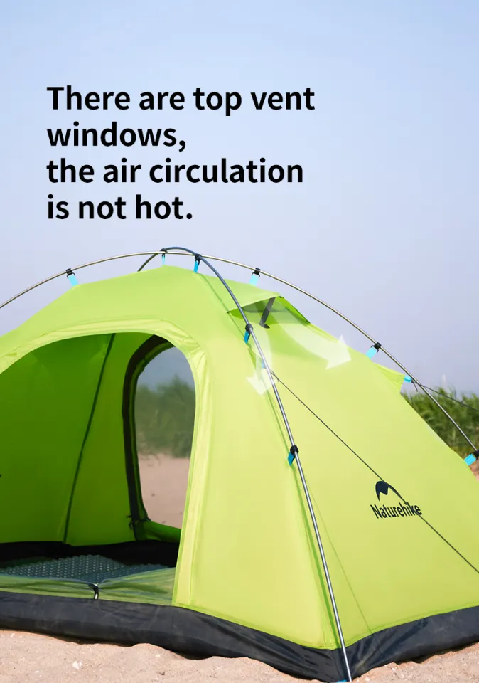 NATUREHIKE P Series Single Layer Tent Green Orange Lazada