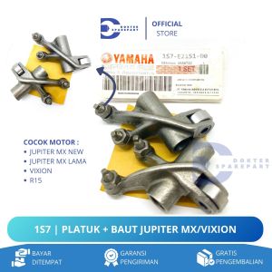 1S7 PELATUK KLEP + BAUT SET JUPITER MX NEW / JUPITER MX LAMA / VIXION R15 / PLATUK PINION / PLATUK