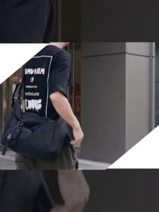 MOYYI INS Korean Style Men Messenger Bags Women Travel Casual Large Hobo Bag Waterproof Nylon Laptop Crossbody Shoulder Bag2026