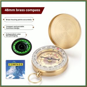 เข็มทิศ นาฬิกาพก ปลอบโยน ใช้ได้จริง ห่วงแขวนโลหะ ประณีต การปีนเขาแบบกลางแจ้ง สะดวก