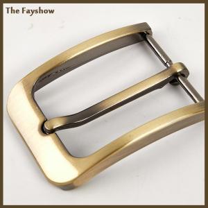 [The Fayshow] 1pc 35mm Zinc Alloy Mens Casual Belt Buckle Bar Buckle Single Pin Half Buckle