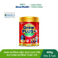 Sữa Bột Nutifood GrowPLUS+ Suy Dinh Dưỡng 400g - Hỗ Trợ Tăng Cân, Tăng Chiều Cao Trên 1 Tuổi (Lon 400g). 