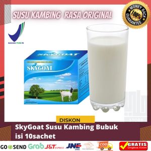 SUSU KAMBING ETAWA SKYGOAT BUBUK ORIGINAL 200gr sky goat full cream rasa ori solusky isi 10 sachet