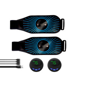 AE New Smart ems Massage belt vibrating abdominal muscle belt massager waist exercise muscle electric stimulator