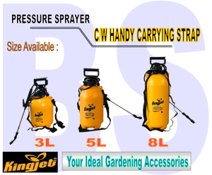 BANSOON KINGJET 8ltr Garden Sprayer/Pressure Sprayer(c/w Carry Strap)