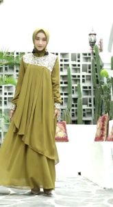 Aishah Set Hijab Mat Ceruty Babydoll