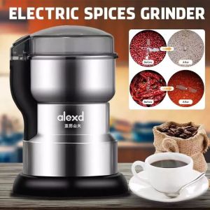 400W 220V Electric Coffee Grinder Kitchen Cereal Nut Bean Spices Grain Grinding Machine Multifunction Home Coffe Grinder Machine