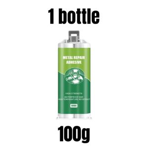 High Temp Metal repair adhesive Epoxy Steel Glue 100g | Quick Dry in 5 Mins | Corrosion Resistant | Metal & Plastic Weld