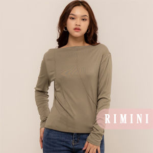 RIMINI - Blus Wanita  Stripes Long Sleeves Lengan Panjang Size XS-XL - Ardella Top CC30505