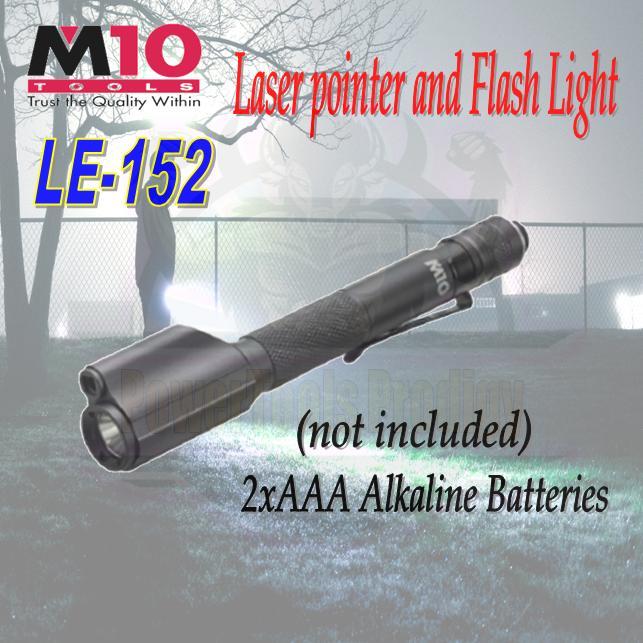 M10 LED FLASHLIGHT WITH LASER POINTER LE152 Lazada Singapore