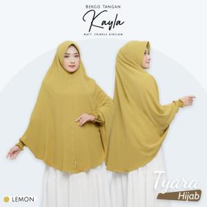 Jilbab Instan Bergo Kayla Tangan Crinkle Umroh Haji By Tyara Hijab
