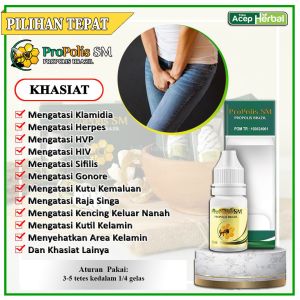Obat klamidia obat herpes obat HPV obat gejala HIV obat sifilis sipilis obat raja singa obat gonore obat kutu kelamin kemaluan pria / wanita obat kencing nanah infeksi jamur bakteri obat herbal PROPOLIS SM BRAZIL BRAZILIAN