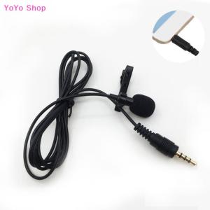 💕 YoYo Shop 💕 3.5mm Jack Lavalier Tie Clip Lecture Microphones Mini Audio Mic for Camera Computer Phone