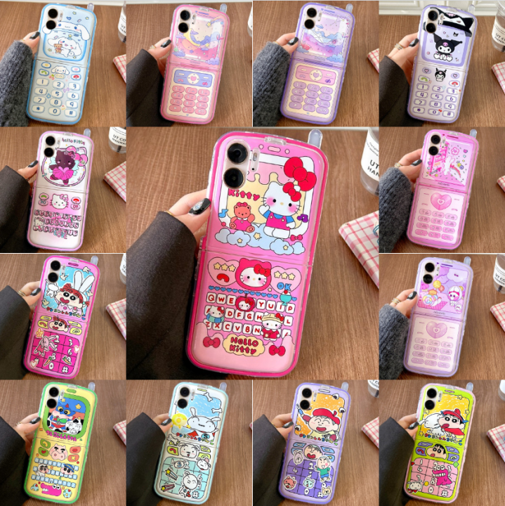 สำหรับออปโป้ไฟนด์ N3เคสฝาพับ N2ออปโป้ไฟนด์พลิกพับได้เคสป้องกันโทรศัพท์ตกหน้าจอลูกแมว Kt น่ารัก 3443