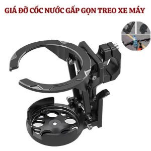 Giá đựng cốc nước xoay 360d WIND BLADE LID gấp gon giá đựng chai nước treo xe mày thông minh