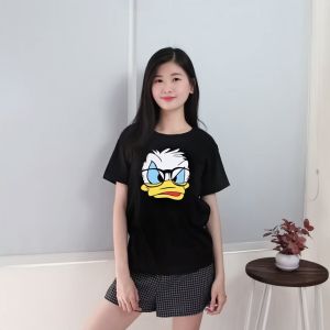 ELLIPSES.INC Tumblr Tee / T-Shirt / Kaos Wanita & Pria Lengan Pendek Donald Duck