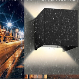 LANGYUE IP65 Waterproof LED Wall Lamp 6w 10w Wall Sconce Indoor Outdoor Lighting Bedside Decor Lamps Wall-mounted Waterproof Wall Light For Home Garden