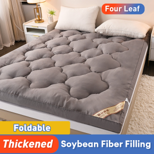 Foldable Tatami Mattress Thickened Matress Thick Lamb Down Bed Topper Single/Double/Queen/King Size for Home/Dormitory/Student