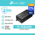 TP-Link Official Store | TL-POE260S | IEEE802.3af/at standards 2.5G PoE+ Plug and Play PoE Injector. 