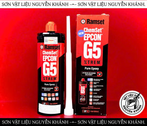 Keo Cấy Thép Ramset ChemSet EPCON G5 XTREM Pure Epoxy 600ml – Keo Neo Cấy Thép Hóa Chất Keo Cấy Bu Lông Keo Epoxy Cường Độ Cao