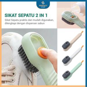 Sikat Baju Pembersih Dispenser Brush Sepatu Cleaning Dispenser With Liquid Shoes Shirt Serbaguna