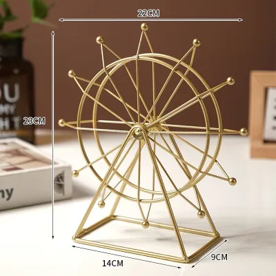 Eyre Nordic Kreatif Ferris Wheel Ornamen Kecil Ruang Tamu TV Kabinet Anggur Kabinet Dekorasi Kantor Desktop Dekorasi Rumah