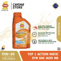 TOP 1 TOP1 Oli Motor ACTION MATIC Synthetic SAE 10W-40 JASO MB 800 mL. 