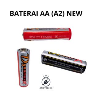 Baterai AA A2 murah 15v eceran bisa untuk jam dinding mainan anak dll merek sesuai stok