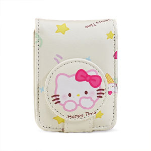 ร้านอยู่กทม.กระเป๋าใส่ลิปสติก พร้อมกระจก วัสดุPU การเป่าเครื่องสำอาง ขนาดเล็ก แบบพกพา ลายการ์ตูนหมีและแมว