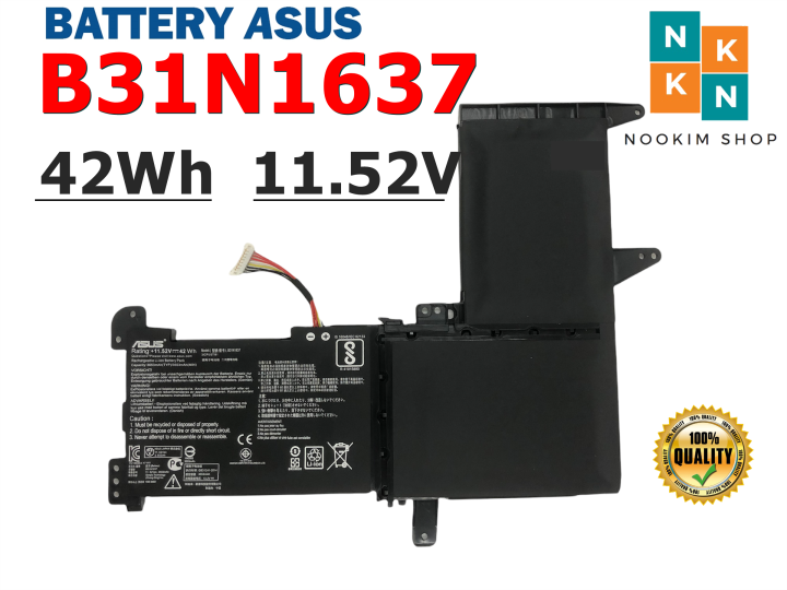 B31N1637 Laptop-Batteria Per ASUS VivoBook X510 X510U X510UQ X510UA X510UAR X510UF S15 S510U S510UF S510UQ S510UN S510UR S510UA F510 F510U F510UA F510QA C31N1637 B31B12H - Foto 5
