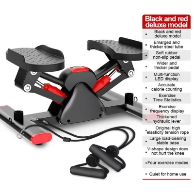 Compact Mini Stepper Side Stepper 2-in-1 Multi-Functional Exercise Peddle Machine with Mini Pedal Stepper Design Ideal Pedal Exerciser for Home Workouts to Strengthen Legs & Boost Daily Activity
