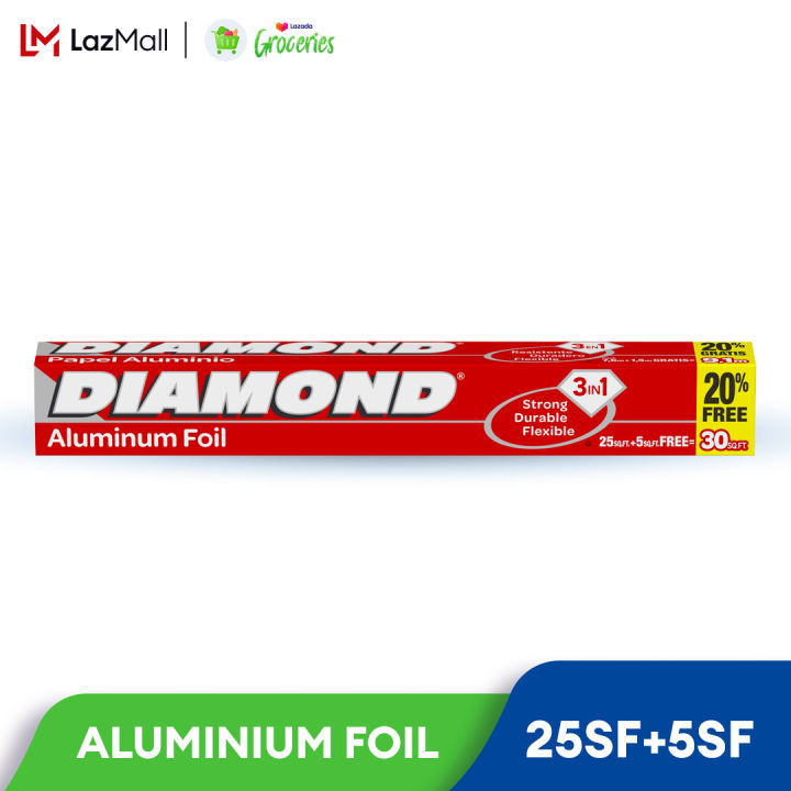 Diamond Aluminum Foil 25 Sq. Ft. FOC 5SF | Lazada