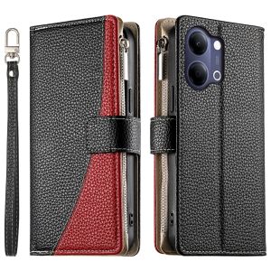 Vỏ lật cho Vivo Y35 Y03 y04 Y05 Y22 y22s y02s Y16 y36 y33t y33s y21t y21e Y21 y21s y15s y15a Y01 Y27 Y03 y02 y02t y02a Y18 vỏ điện thoại chia màu da từ tính Thẻ Ví khe cắm cặp đôi