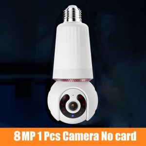 V380 Pro Dual Lens LED Light Bulb CCTV Camera connect cellphone AI Tracking Two Way Audio  Night Vision Wireless Camera