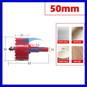 Mũi khoét lỗ tròn - Mũi khoan khoét lỗ đa năng từ 50mm đến 190mm
