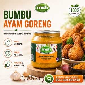 Bumbu Ayam Goreng Instant 190gr Bumbu Ayam Goreng Anti Gagal Bumbu Ayam Goreng Non MSG