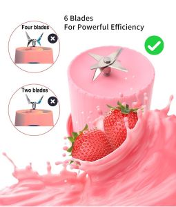 BOTTLE CAPSULE JUICER Blender Portable Mini botol Cup 6 Mata Pisau mini buah dan sayur