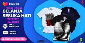 Paket Promo 3PCS Kaos Cardinal & Bombboogie Import
