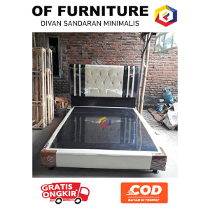 Divan sandaran big super mewah motif minimalis standart