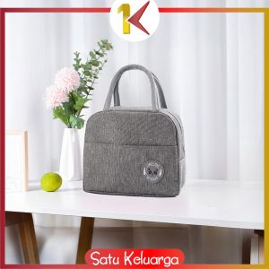 SK-T56 Lunch Bag Cooler Tempat Bekal Bahan 2 Lapis / Tas Bekal Travel Bag Tempat Penyimpanan Bekal