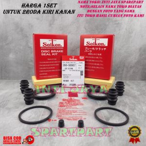 SIL SEAL REM CAKRAM RODA DEPAN HONDA JAZZ LAMA CITY GD3 TAHUN 2003-2008 KIRI KANAN 1SET SEIKEN