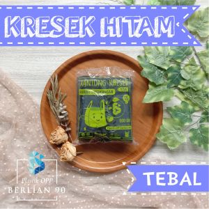 Kantong Plastik Kresek Hitam TEBAL OXIUM Ramah Lingkungan Oxium TEBAL Uk 15